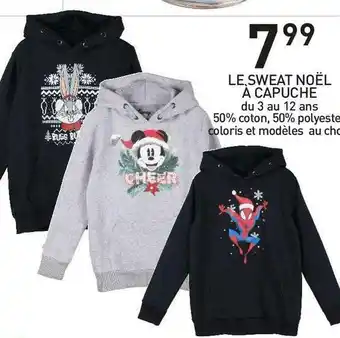 Stokomani Le sweat noël à capuche offre