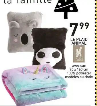 Stokomani Le plaid animal offre