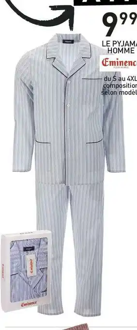Stokomani Eminence le pyjama offre