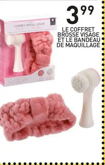 Stokomani Le coffret brosse visage et le bandeau de maquillage offre