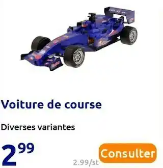 Action Voiture de course offre