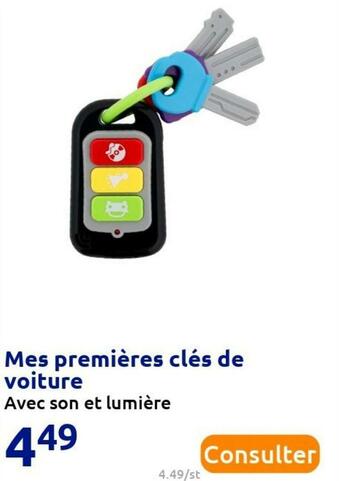 Mes premières clés de voiture