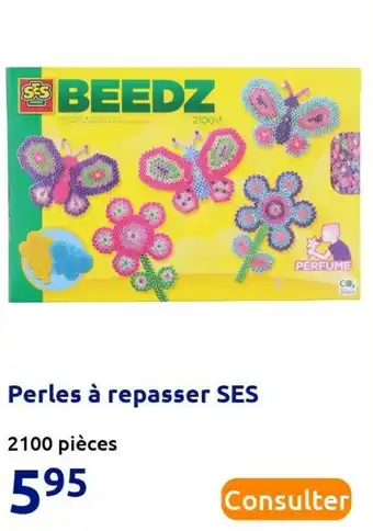 Action Perles à repasser ses offre