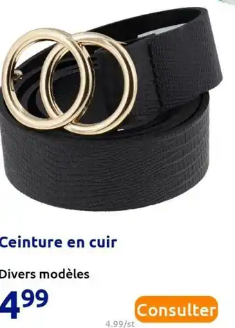 Ceinture en cuir