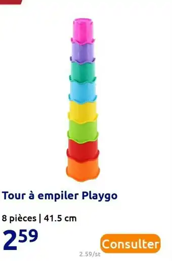 Action Tour à empiler playgo offre