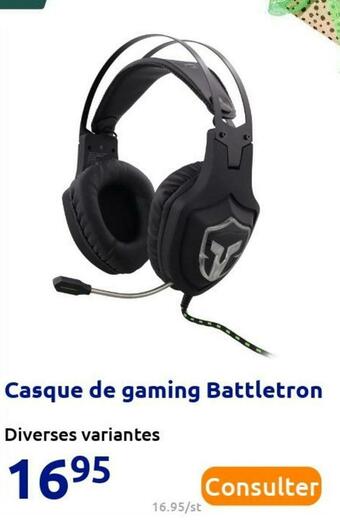 Casque de gaming battletron