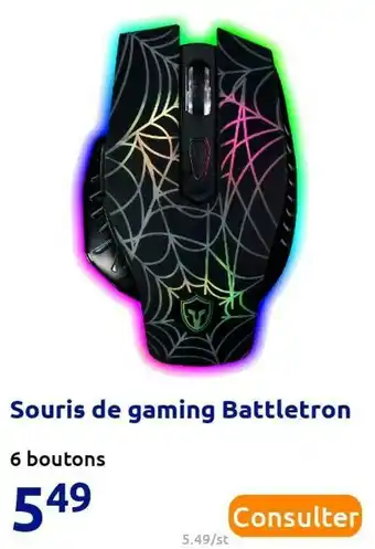 Souris de gaming battletron