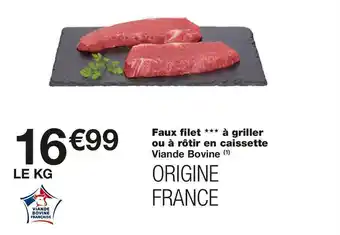 Monoprix Faux filet à griller ou à rôtir en caissette offre