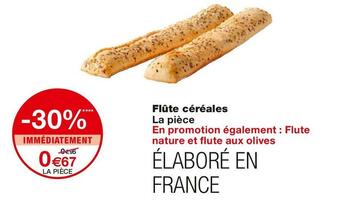Monoprix Flûte céréales offre