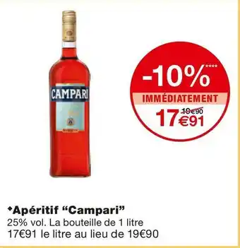 Monoprix Campari apéritif offre
