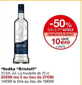 Eristoff vodka