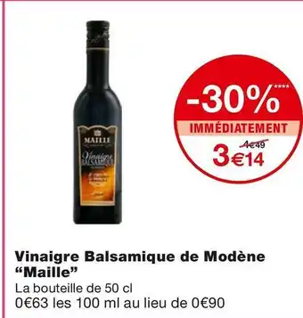 Monoprix Maille vinaigre balsamique de modène offre