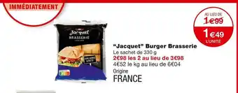 Jacquet burger brasserie