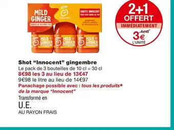 Innocent shot gingembre