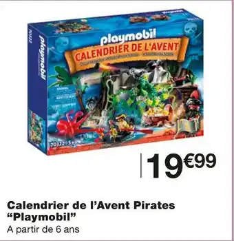Playmobil calendrier de l’avent pirates