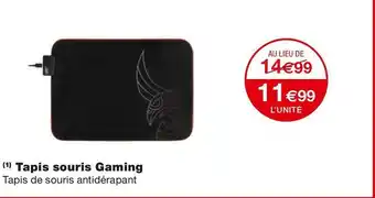 Monoprix Tapis souris gaming offre
