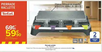 Tefal pierrade raclette