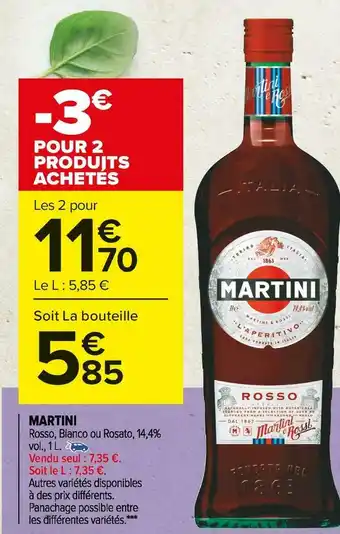 Carrefour Market Martini martini offre