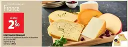 Auchan Supermarché Portions de fromage offre