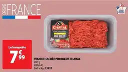 Auchan Supermarché Charal - viande hachée pur bœuf offre