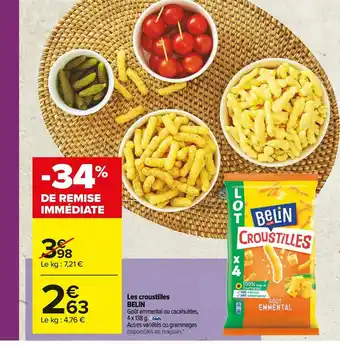 Carrefour Market Belin les croustilles offre