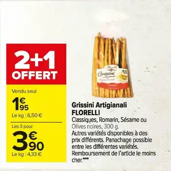 Carrefour Market Florelli grissini artigianali offre