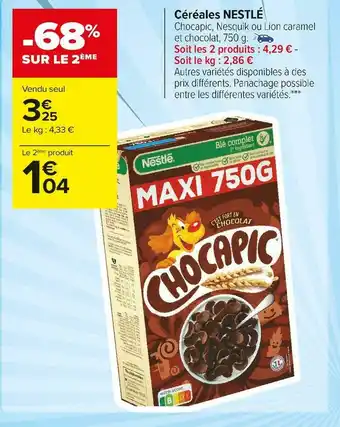Carrefour Market Céréales offre
