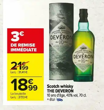 Carrefour Market The deveron scotch whisky offre