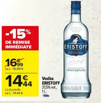 Carrefour Market Eristoff vodka offre