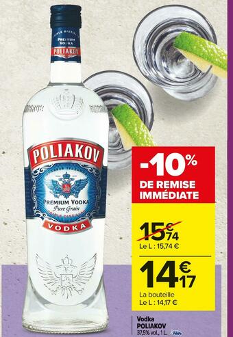 Carrefour Market Poliakov vodka offre