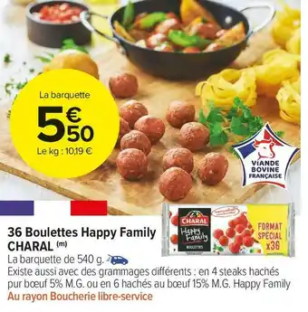 36 boulettes happy family