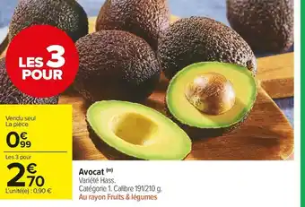 Carrefour Market Avocat offre