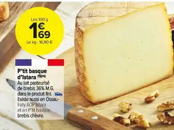Carrefour Market P’tit basque p’tit basque d’istara offre