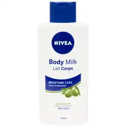 Action Nivea Lait corporel Nivea Oliva offre