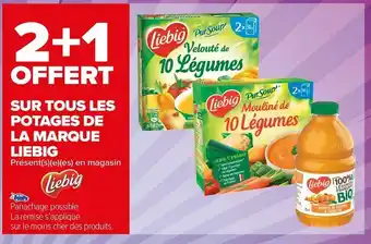 Carrefour Market Liebig bon plan sur tous les potages de la marque liebig offre