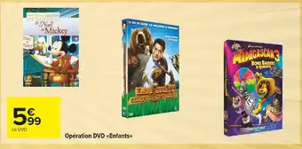 Carrefour Market Opération dvd enfants offre