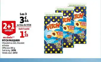 Pasquier pitch