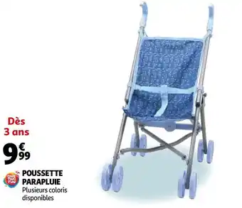 Auchan Poussette parapluie offre