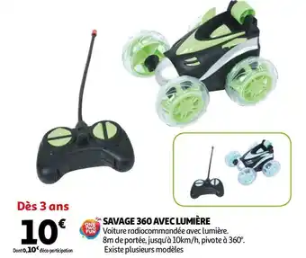 Auchan Savage 360 avec lumière offre