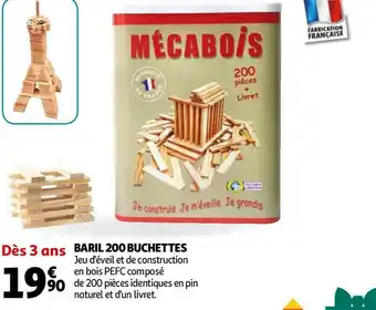Auchan Baril 200 buchettes offre