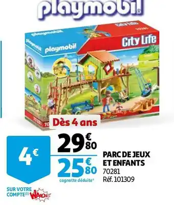 Auchan Parc de jeux et enfants offre