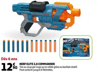 Auchan Nerf nerf elite 2,0 commander offre