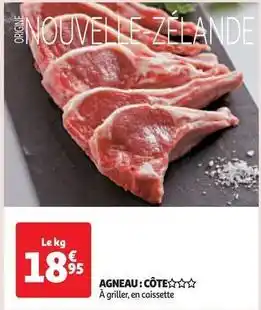 Auchan Supermarché Agneau: côte offre
