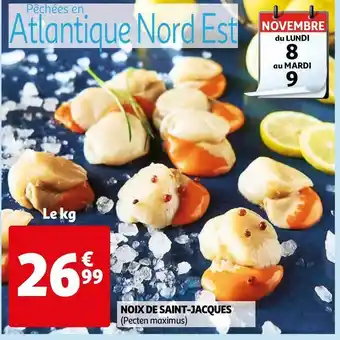 Auchan Noix de saint-jacques offre