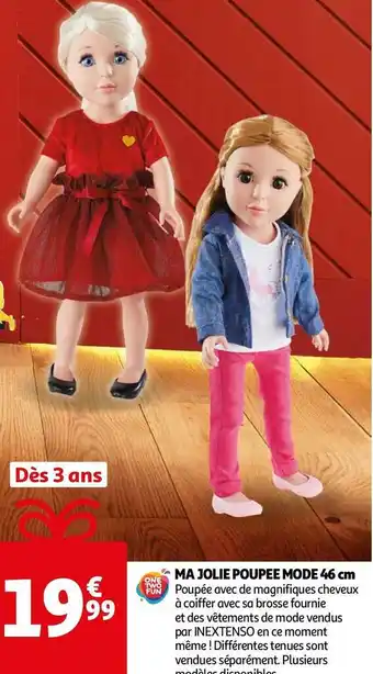 Auchan Ma jolie poupee mode 46 cm offre