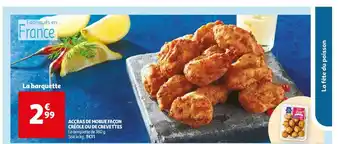 Auchan Accras de morue façon créole ou de crevettes offre
