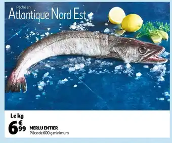 Auchan Merlu entier offre