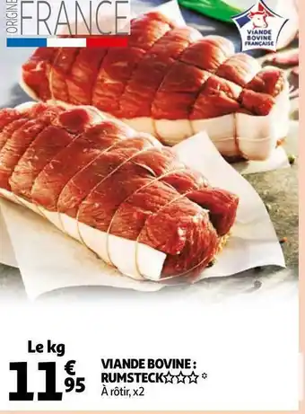 Auchan Viande bovine : rumstec offre