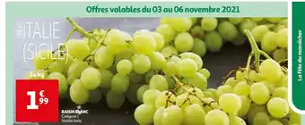 Auchan Raisin blanc offre