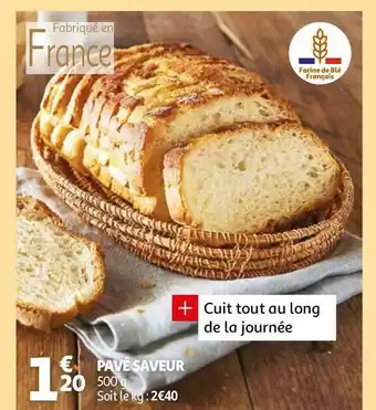 Auchan Pavé saveur offre